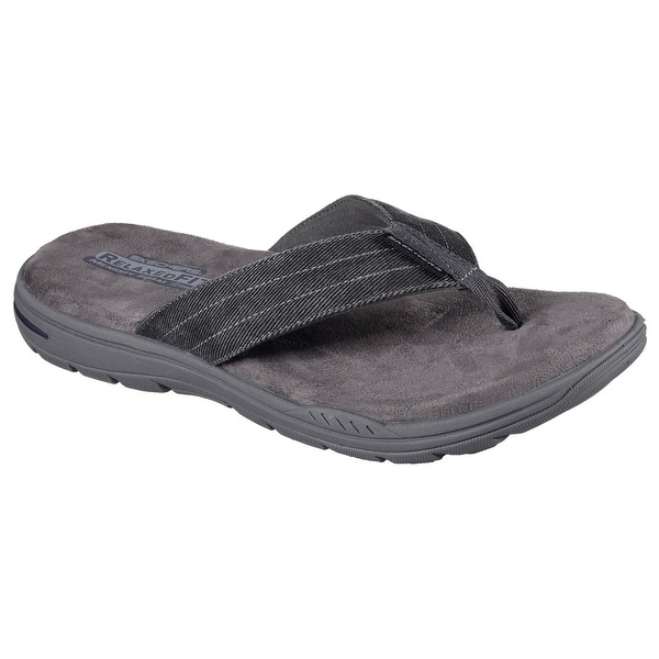 skechers men's evented rosen flip flop