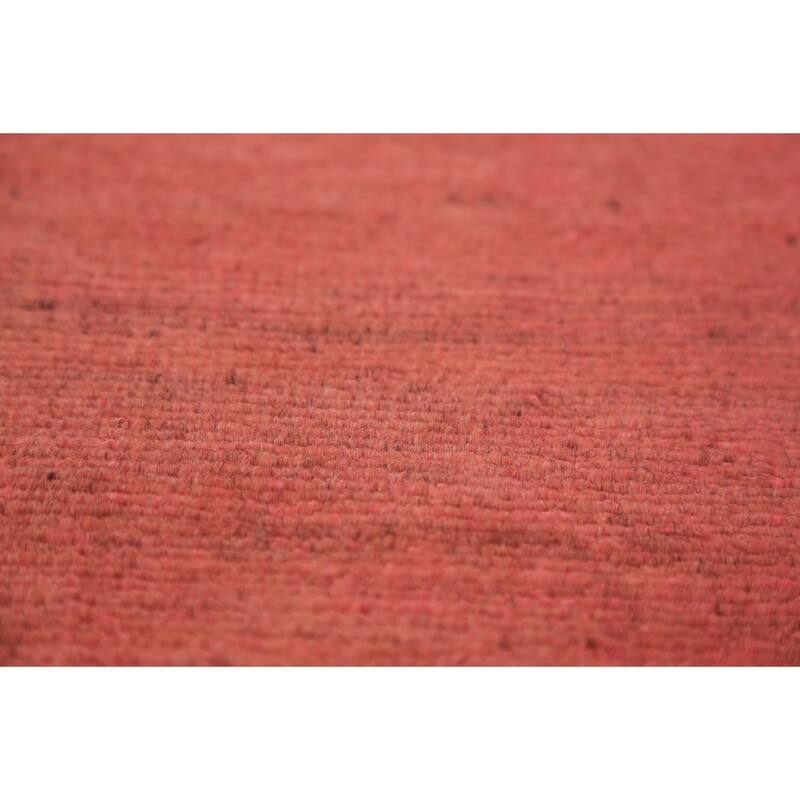 Pink Modern Gabbeh Oriental Area Rug Handmade Bedroom Wool Carpet - 9'10" x 12'8"