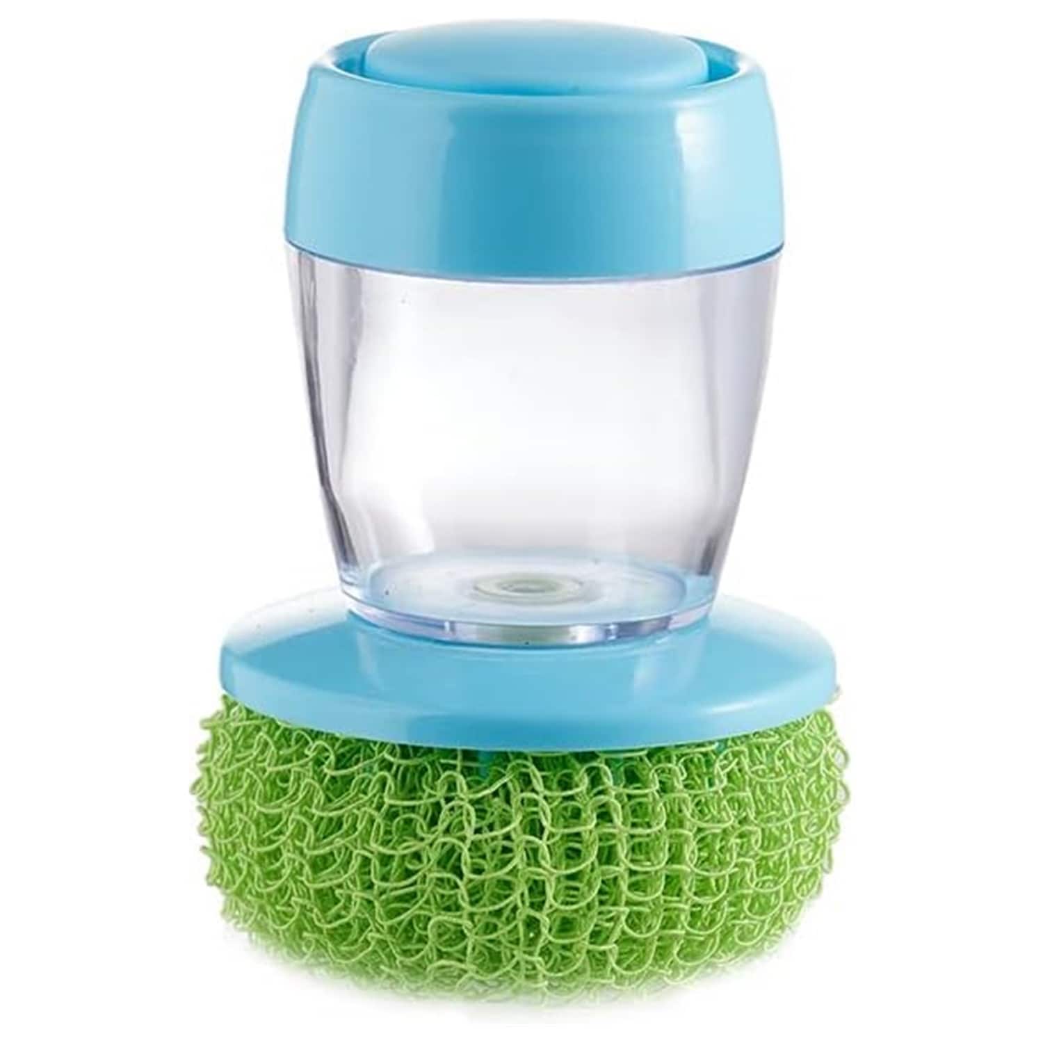 Soap Dispensing Palm Brush with Built in Easy to Fill Soap Dispenser