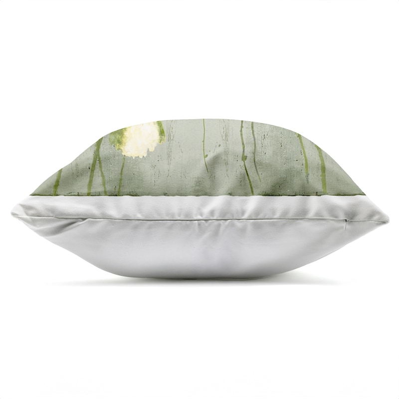 Stupell Modern White Flower Blooms Printed Outdoor Throw Pillow Design by Vanessa Austin