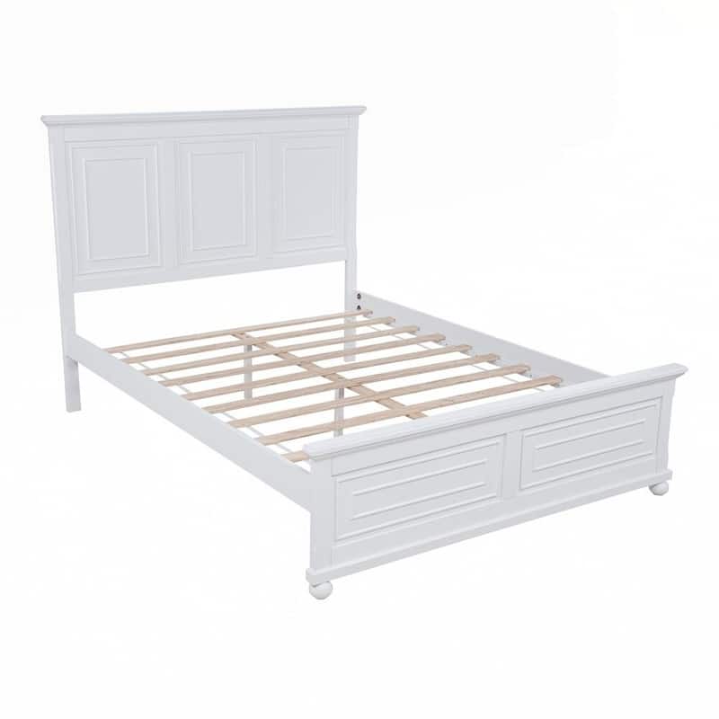 Pinewood Bed with Strengthened Bed Frame