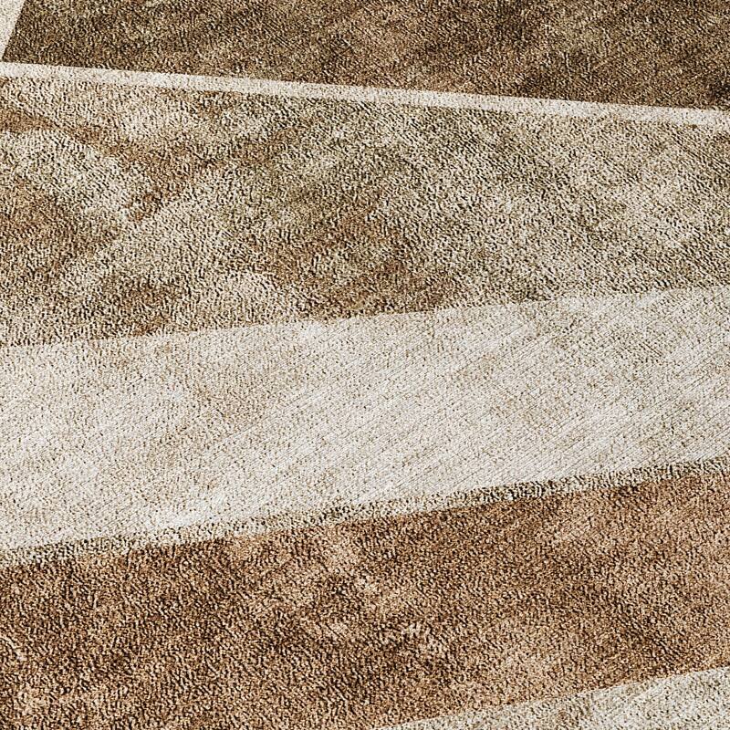 Machine Washable Indoor/ Outdoor Chantille Modern Geometric Rug