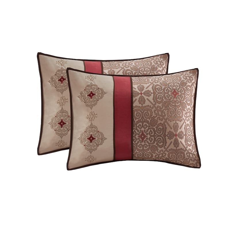 Madison Park Essentials Parker Jacquard Embroidered Pieced 24 Piece Room in a Bag