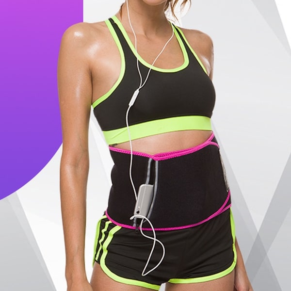 Women Adjustable Waist Tummy Trainer Belt Belly Trimmer Sweat