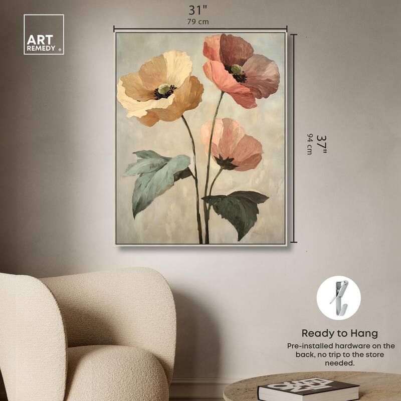 Blush and Ochre II Canvas by Art Remedy
