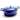 Crock Pot Artisan 7 Quart Enameled Cast Iron Oval Dutch Oven in Sapphire Blue