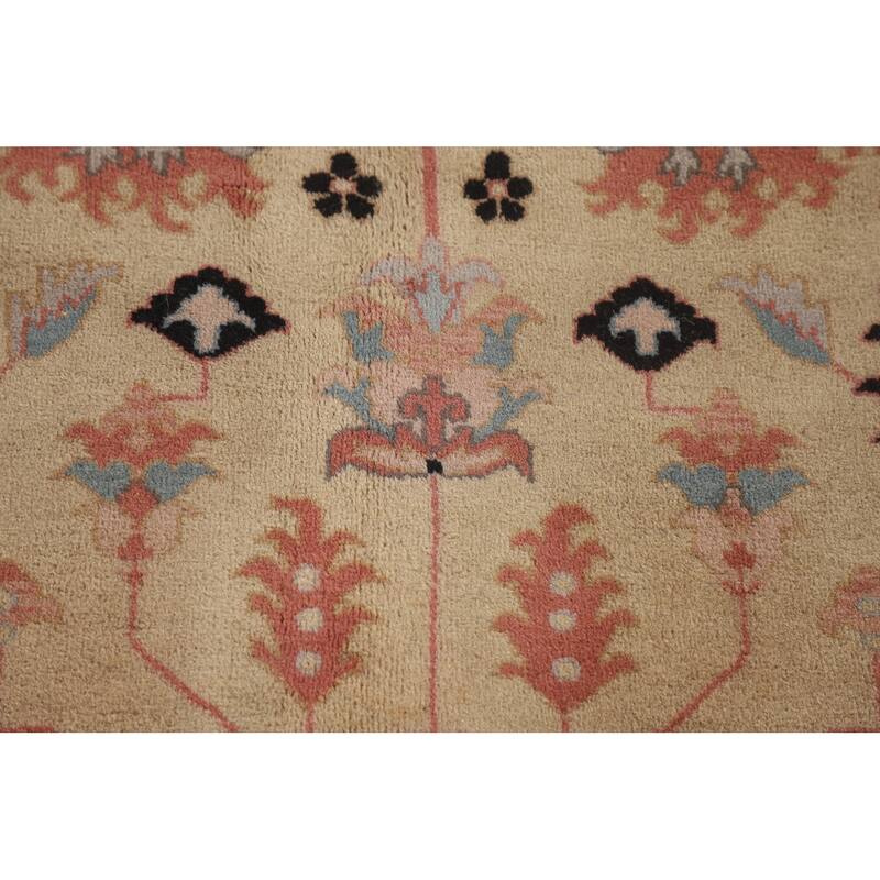 All-Over Ziegler Oriental Vintage Area Rug Handmade Wool Carpet - 5'8" x 8'7"