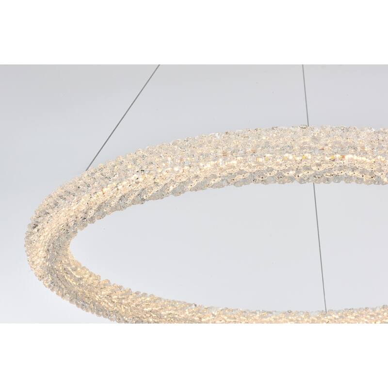Indigo Home 32 inch Adjustable LED Chandelier