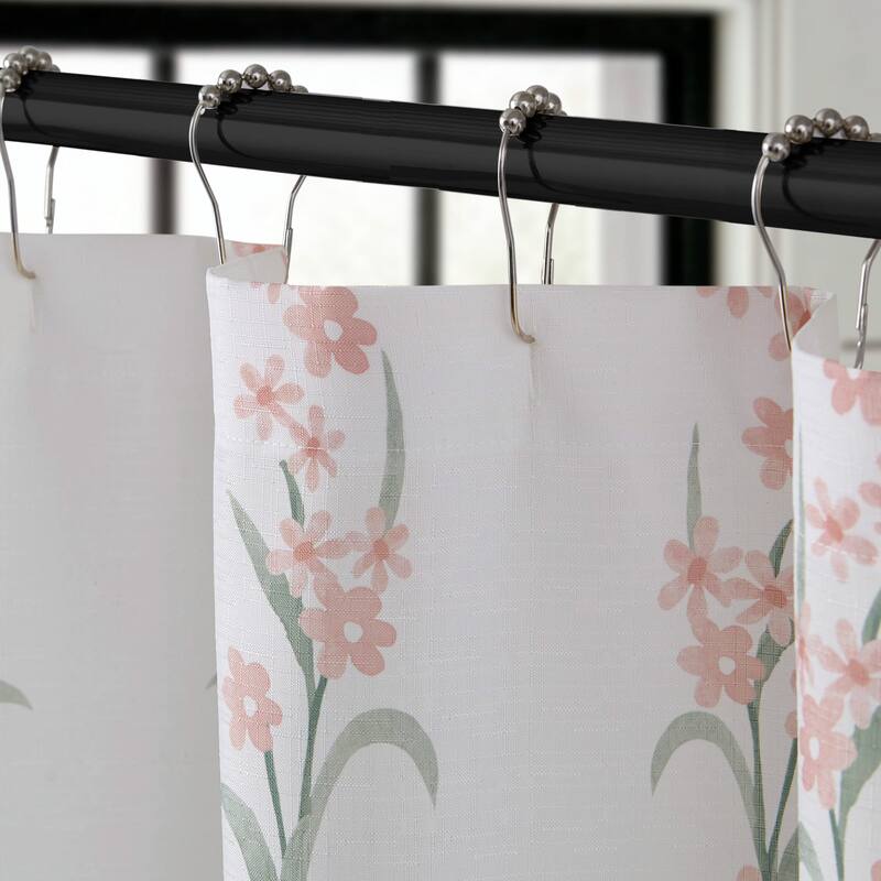 Jessica Simpson 13-Piece Shower Curtain and Hooks Set
