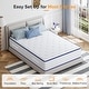 preview thumbnail 9 of 7, SweDrea 12 in. Queen Medium Gel Memory Foam Innerspring Hybrid Mattress with CertiPUR-US, SGS and OEKO-TEX