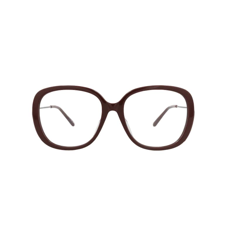 Chloé Round-Frame Recycled Acetate Optical Frames - Brown Brown Transparent - Brown