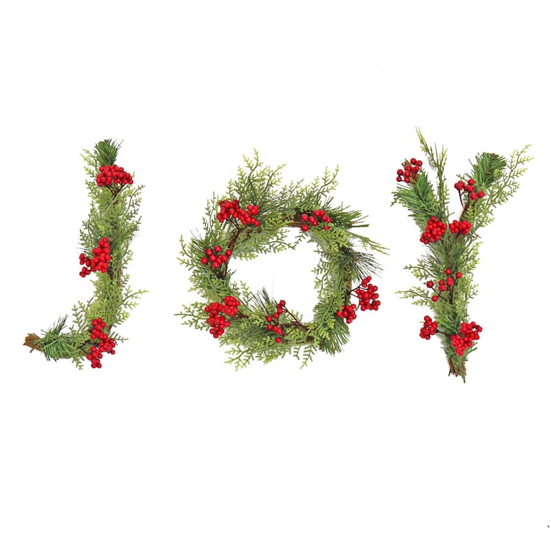 HGTV Home Collection JOY Hanging Greenery, Green, 12 in - 12 in