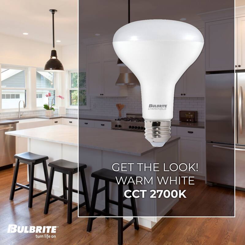 Bulbrite Multi Pack Dimmable Aluminum Finish Medium (E26) LED Bulb