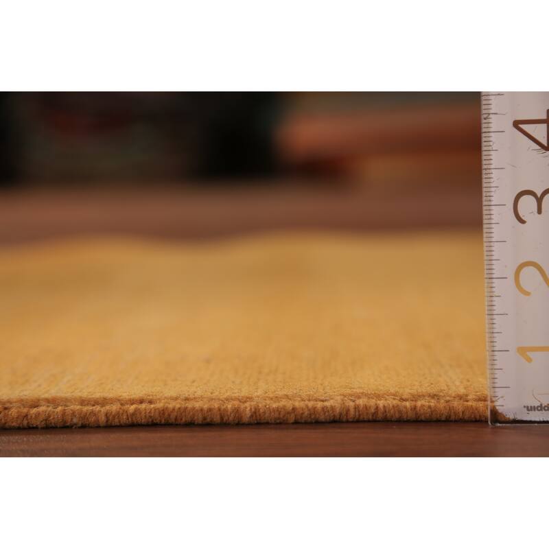 Gabbeh Oriental Rug Hand-Knotted Wool Carpet - 2'9" x 3'11"