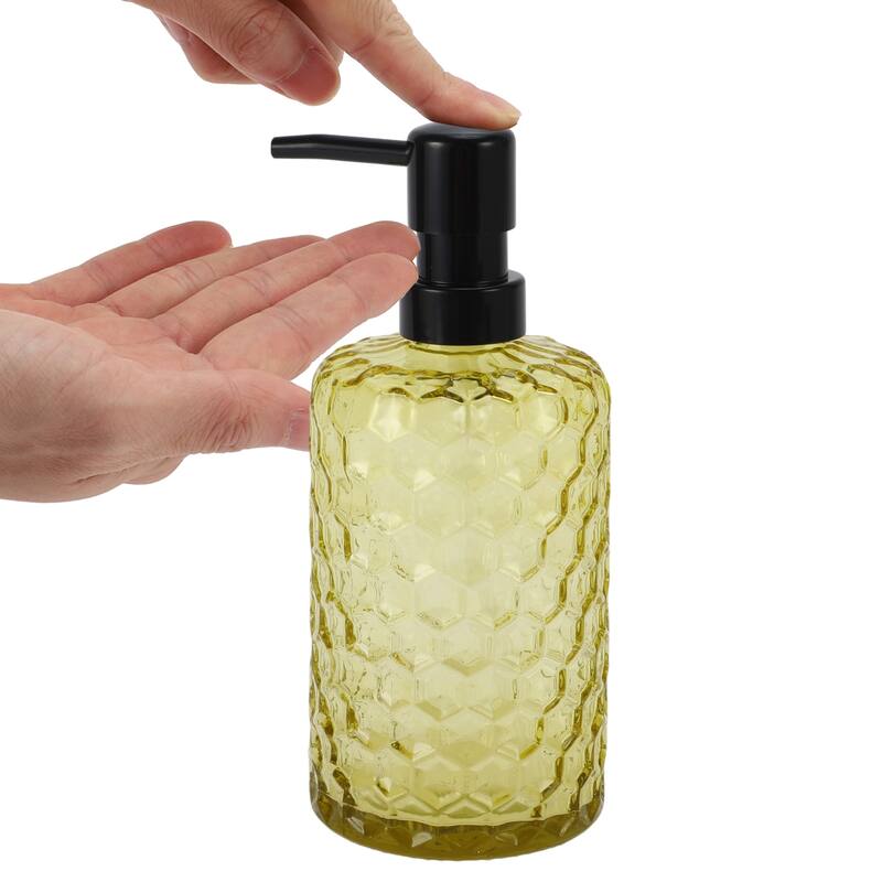 Simple Cylindrical Soap Pump Dispenser for Bathroom 500ml 1 Pcs