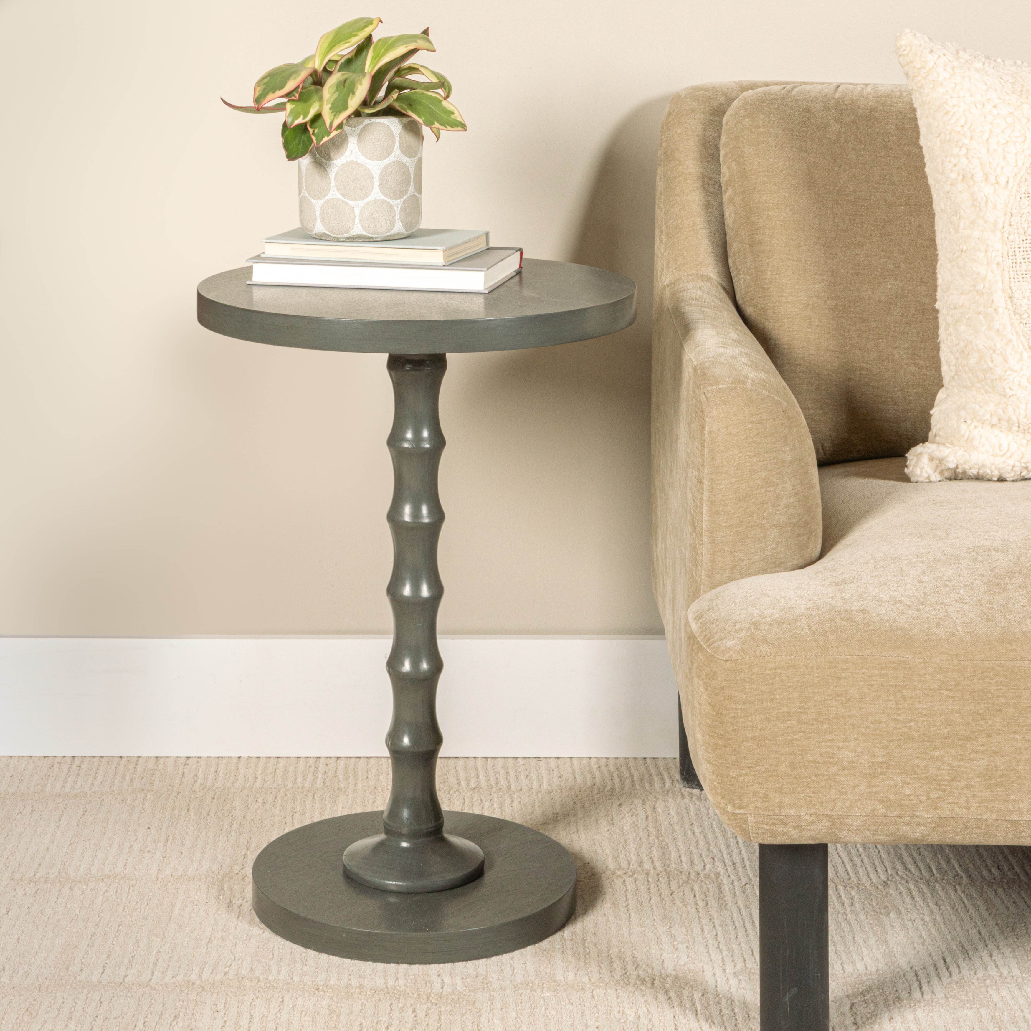 フェンディ ballet small table Spindle Side Table - On Sale - Overstock - 42885924