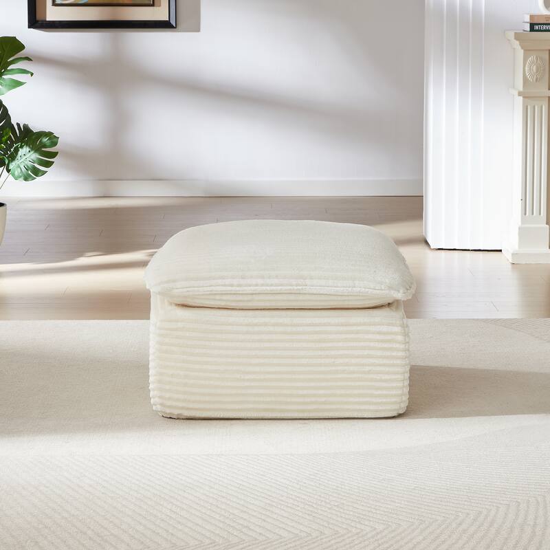 Modern corduroy cloud sofa, can be freely combined and has a comfortable sitting experience