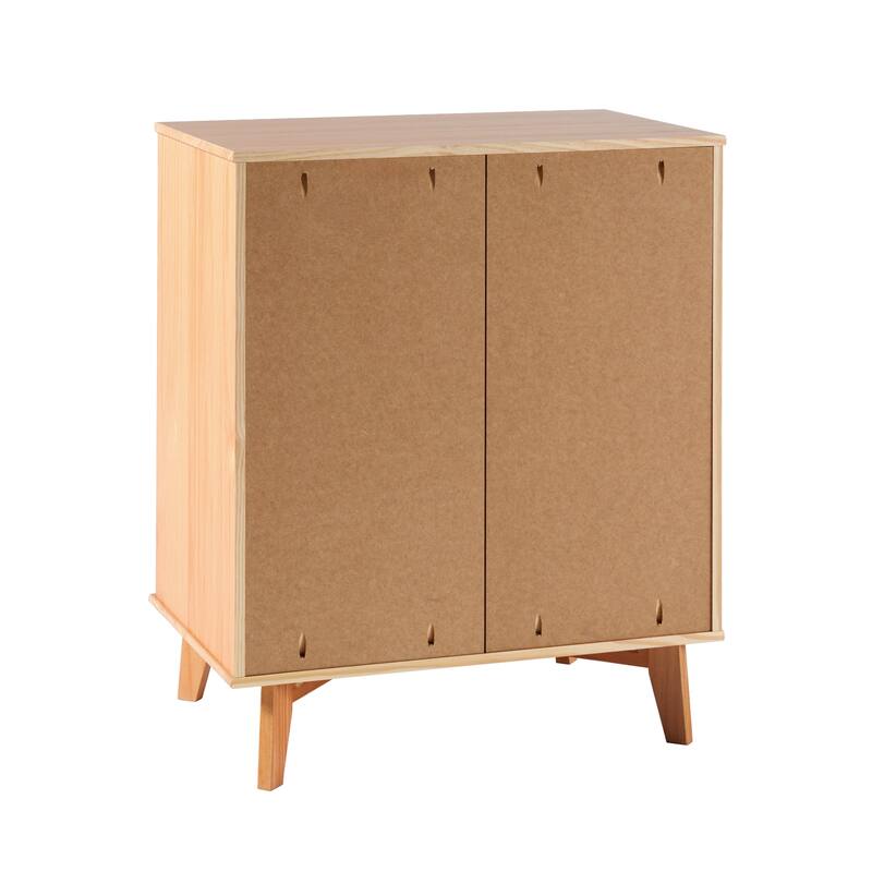 Middlebrook Mid-Century Solid Pine 3-Drawer Storage Chest