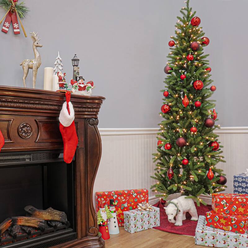 National Tree Company 6.5 ft. Grand Fir Pencil Slim Tree - 6.5 Foot