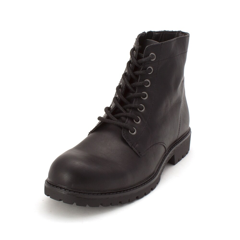 black ankle motorcycle boots