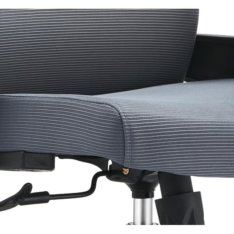 Brio Modern Ergonomic Office Desk Chair with Adjustable Height, Swivel, Breathable Fabric, Durable ABS Frame, Easy Assembly