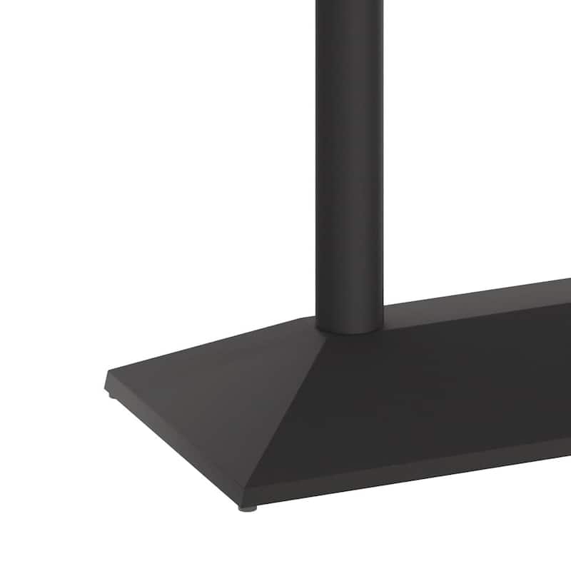 Commercial All Weather Double Table Base for up to 30" x 48" Tabletops - 15"D x 27"W x 30.5"H