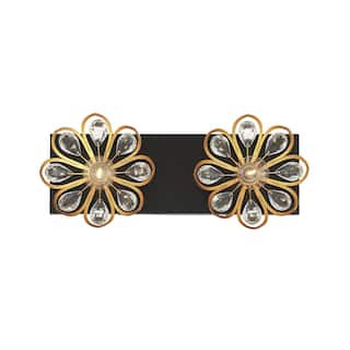 Savoy House Poppy 2-Light Bathroom Vanity Light in Matte Black