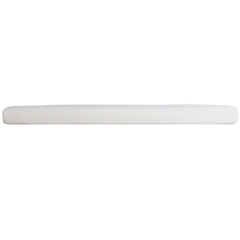 6 in. Firm Gel Memory Foam Bed Mattress in a Box, White