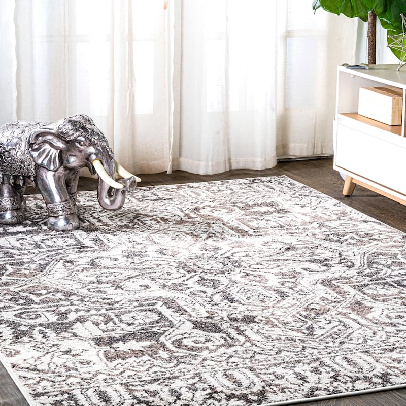 JONATHAN Y Irving Grand Medallion Ornate Area Rug
