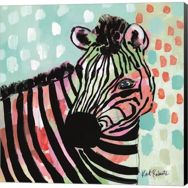 Kait Roberts Wilma The Zebra Canvas Art Overstock 31596916
