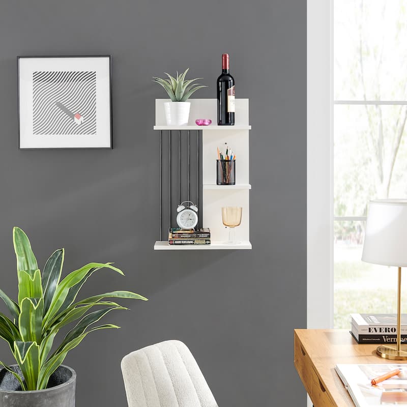 Danya B. Seville Dynamic Utility Ledge Wall Shelf
