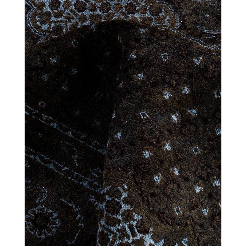 Fine Vibrance One-of-a-Kind Hand-Knotted Area Rug - Brown, 6' 5" x 10' 0" - 6' 5" x 10' 0"