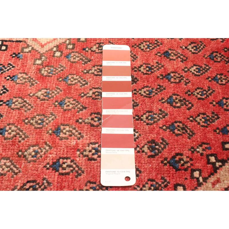 ECARPETGALLERY Hand-knotted Andelz Red Wool Rug - 3'3 x 4'11