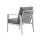 preview thumbnail 7 of 13, 34"H Aluminum Lounge Chair with Sleek Rope Accents and Comfortable Cushions, Perfect for Modern Outdoor and Indoor Spaces