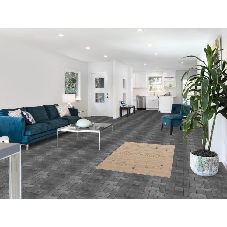 Gabbeh Accent Rug Hand-Knotted Contemporary Wool Carpet - 3'0" x 4'10"