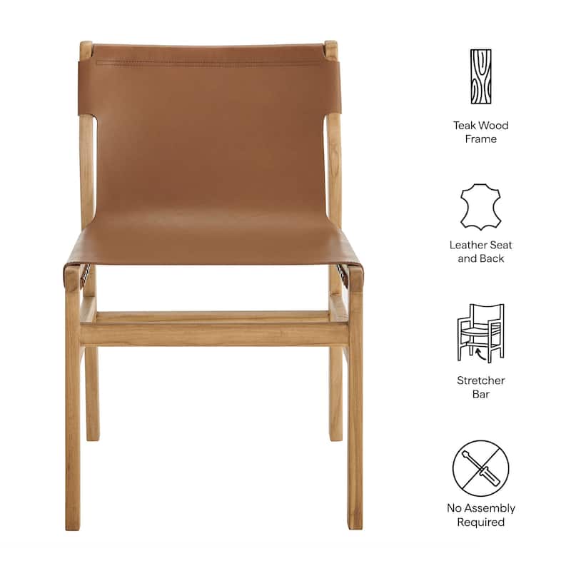 Orín Leather Dining Side Chair