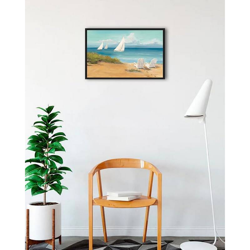 Setting Sail Light Framed Poster - 18 x 24 Inch - Black