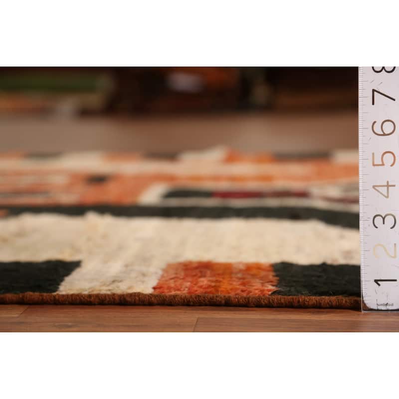 Geometric Moroccan Oriental Rug Handmade Bedroom Wool Carpet - 5'1" x 6'8"