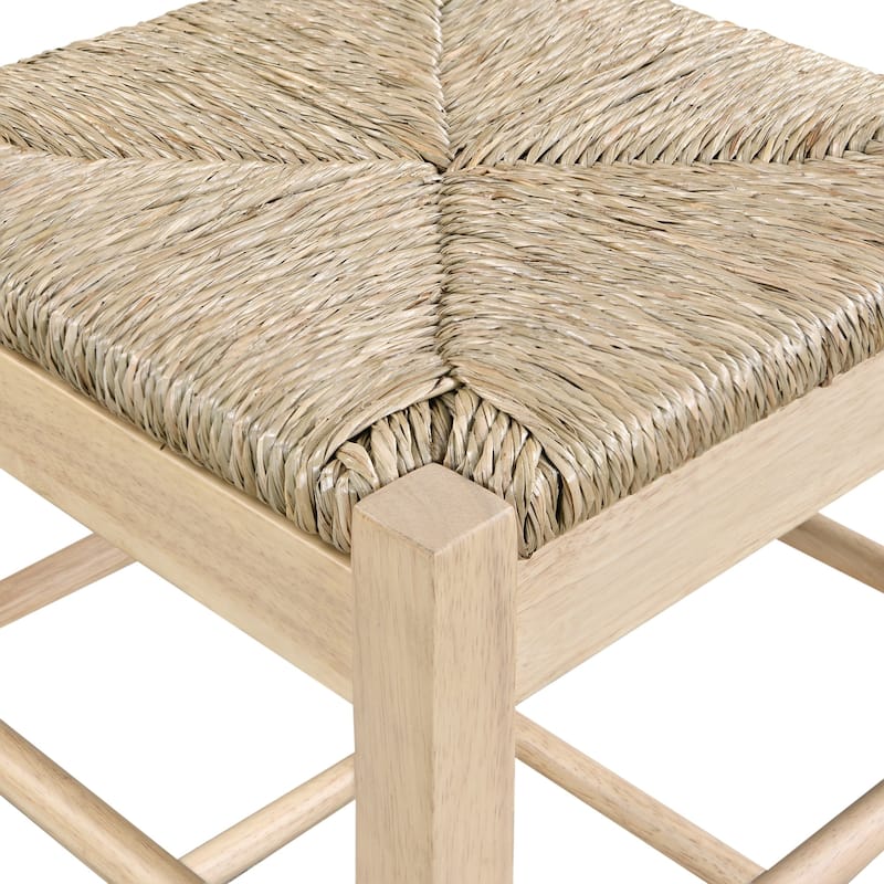 SQ Rush Backless Wood 24-inch Counter Stool