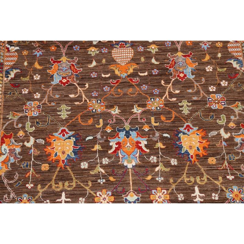 Vegetable Dye Traditional Ziegler Oriental Wool Area Rug Hand-knotted - 6'6" x 9'8"