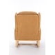 preview thumbnail 20 of 98, Teddy Fabric Upholstered Rocking Armchair with Solid Wood Frame & Legs, Cozy Ergonomic Lounge Chair with Soft Cushioning