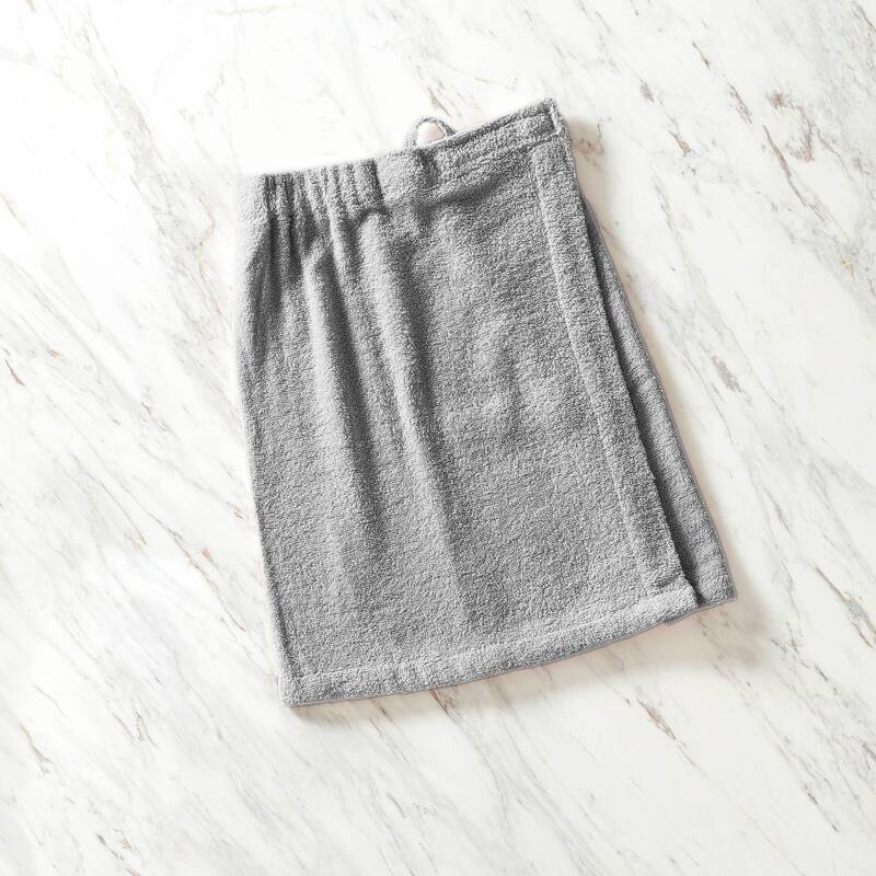 Clean Design Home Youth Shower Wrap - Large - Grey