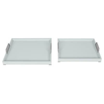 StyleCraft Perry - Norman Wyatt Home - Set of 2 Wooden Tray