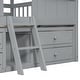 preview thumbnail 13 of 12, House Loft Bed with Roof,4 Storage Drawers and Windows