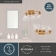 preview thumbnail 4 of 8, Wallingford 3-Light 22.5 inch Wide Bathroom Vanity Lighting Fixture, Clear Glass Shade, Dimmable, LED Compatible, Reversible
