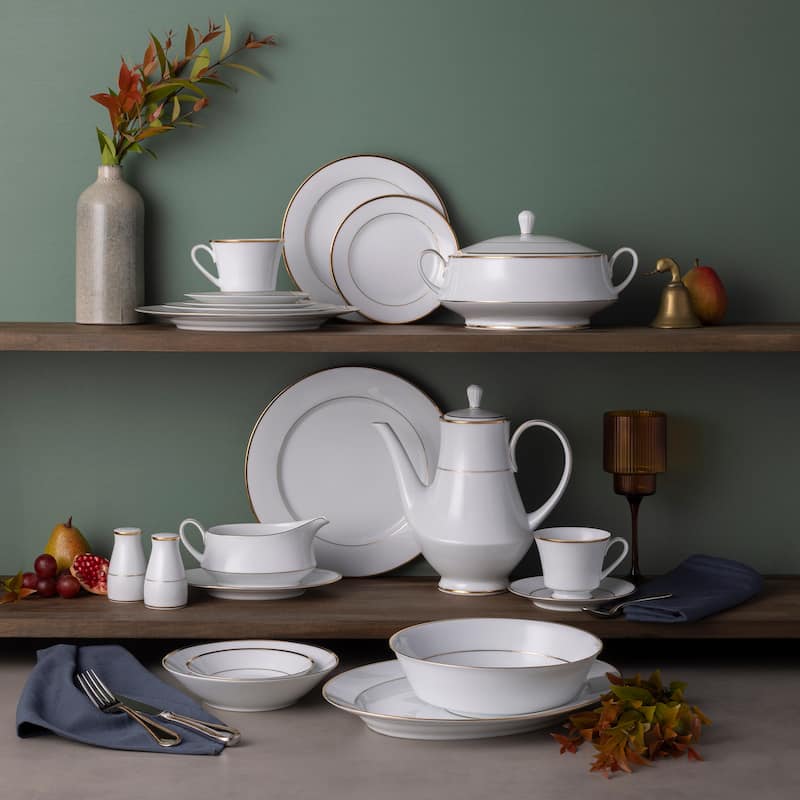 Noritake Heritage Set of 4 Saucers, 6"
