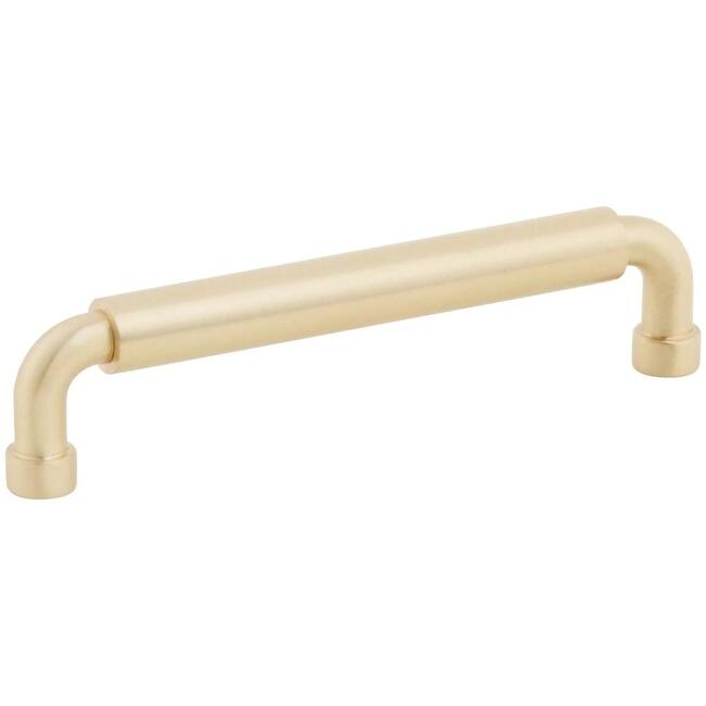 Schaub and Company 211087 NOHO 5" Center to Center Luxury Solid Metal - Satin Brass
