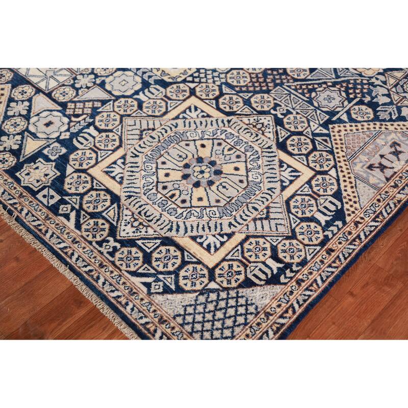 Vegetable Dye Ziegler Oriental Rug Handmade Wool Carpet - 7'9"x 9'9"