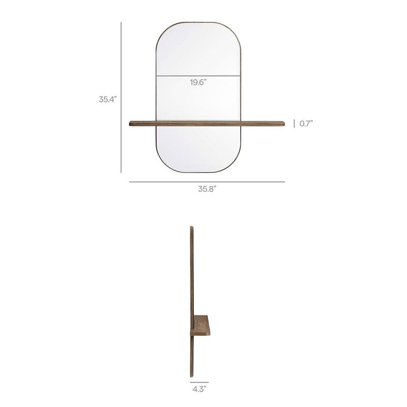 Solstice Large Oval Mirror