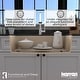 preview thumbnail 25 of 47, Karran Undermount 32.5 in. Large Single Bowl Quartz Workstation Kitchen Sink